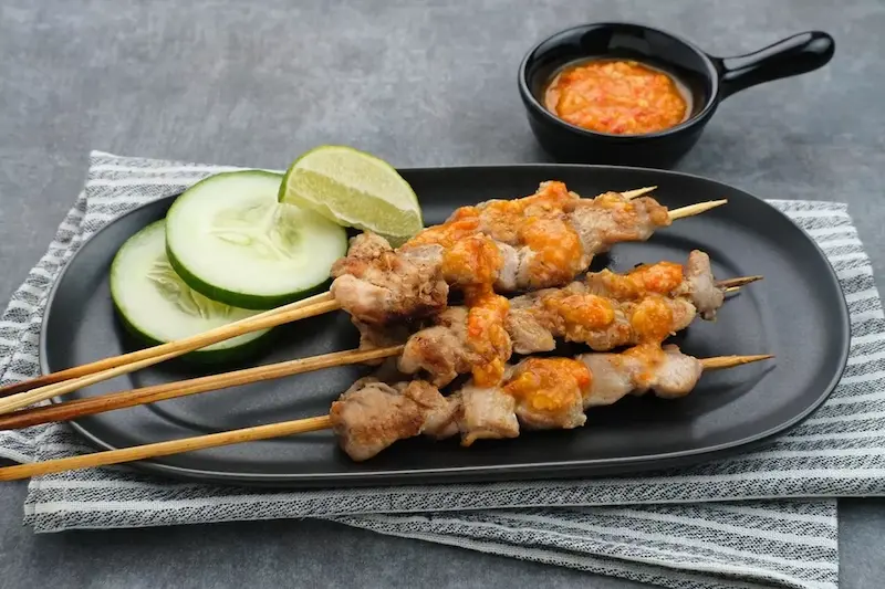 sate taichan pedas dan kekinian